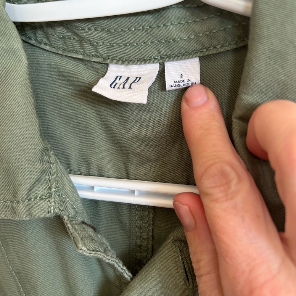 Utility Style Shorts Romper Military Style - Picture 2 of 11